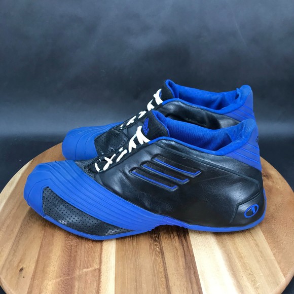 Adidas T-Mac 1 Retro WearTesters Black Blue Basketball Shoes Mens Size 12 - Picture 5 of 7